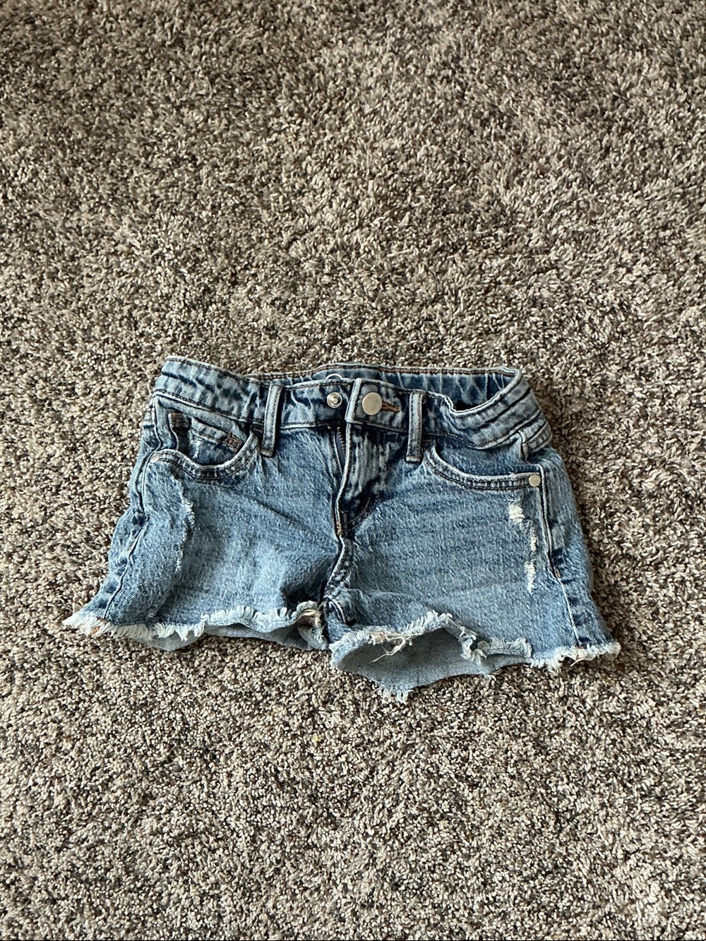 Target Girls Blue Distressed Denim Shorts